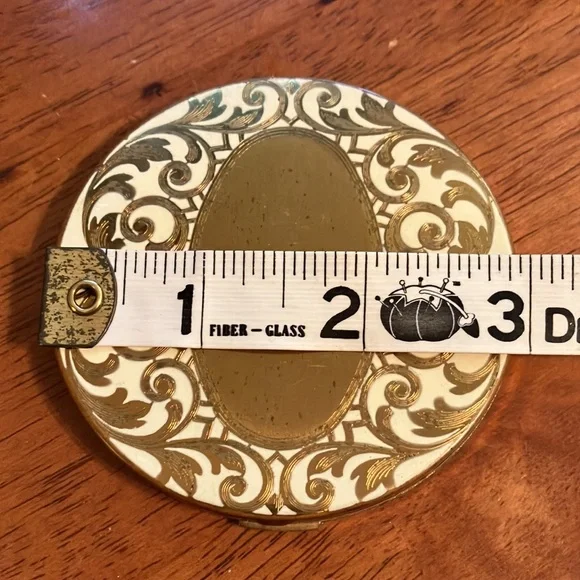 Beautiful antique compact from Art Deco era, made in USA by Elgin American! - Picture 6 of 16